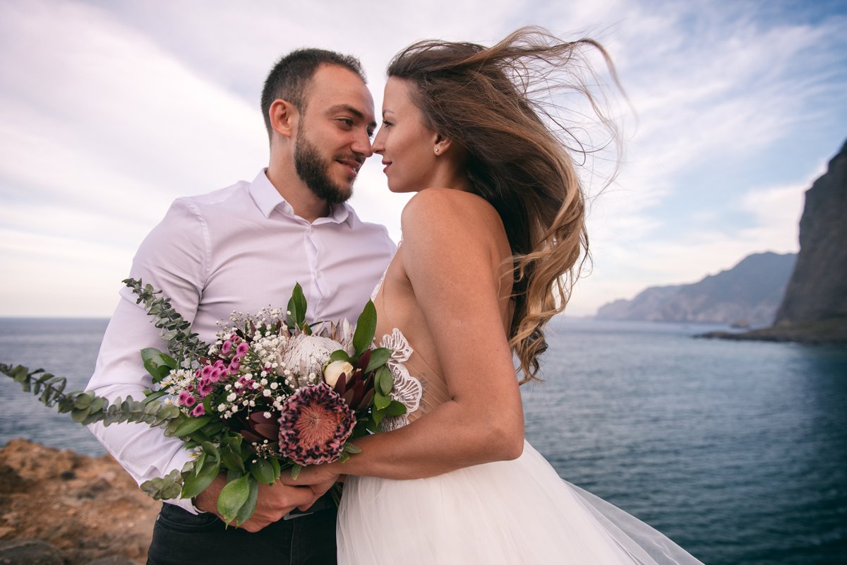Sessão de fotos de casamento na Madeira