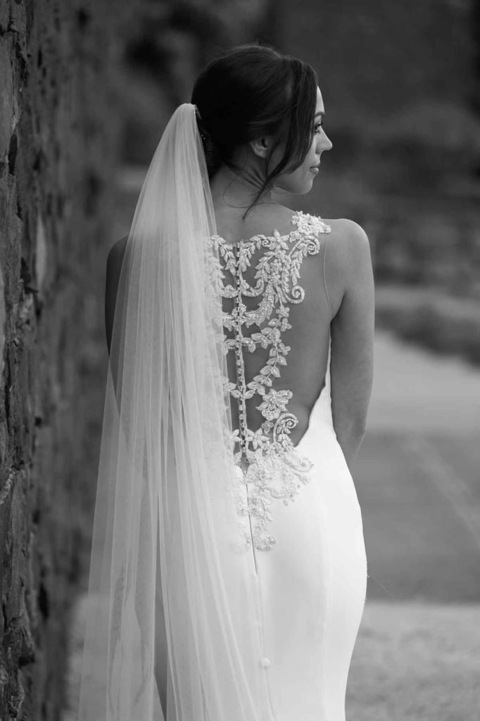 bride in wedding dress