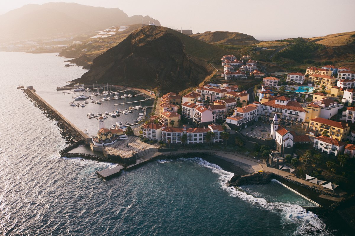 Drone footage in Quita do Lorde, Madeira