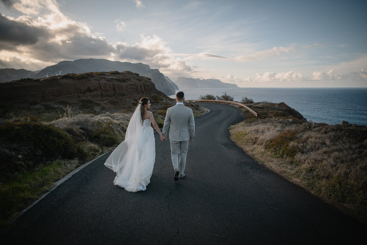 Elopement and open-air ceremony in Madeira