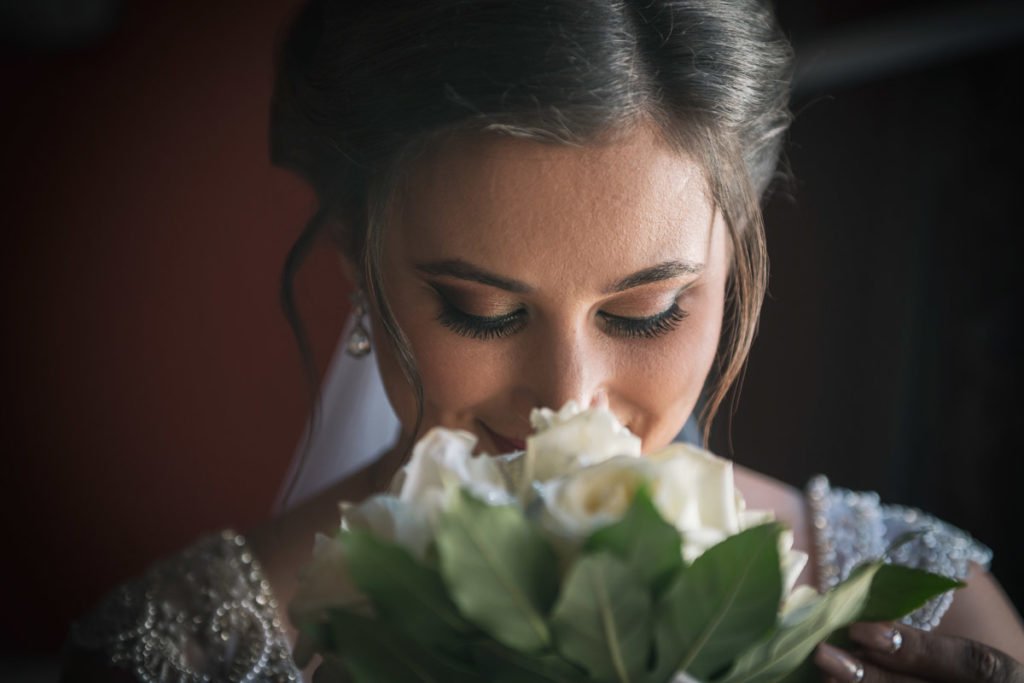 bride and bouquet