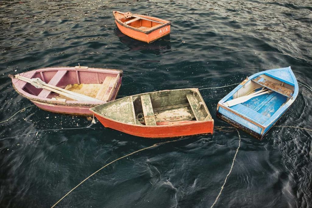 colorfull boats