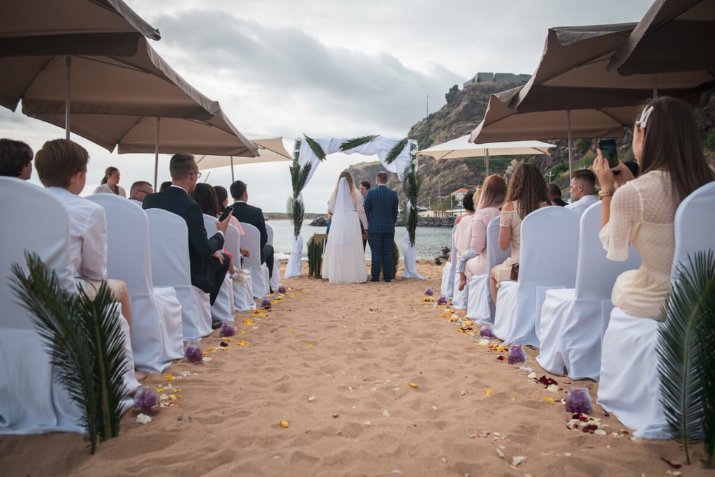 beach wedding in Madeira