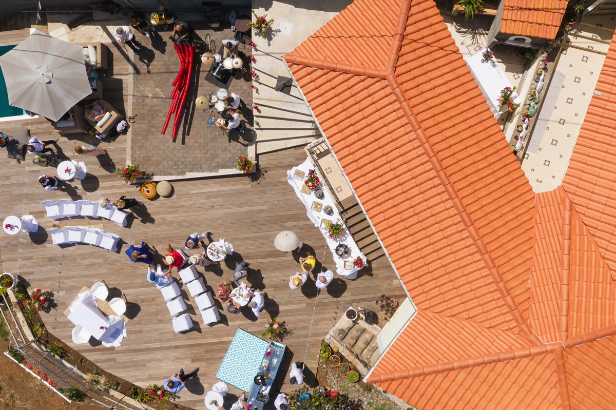 Photo session of civil wedding ceremony in Madeira