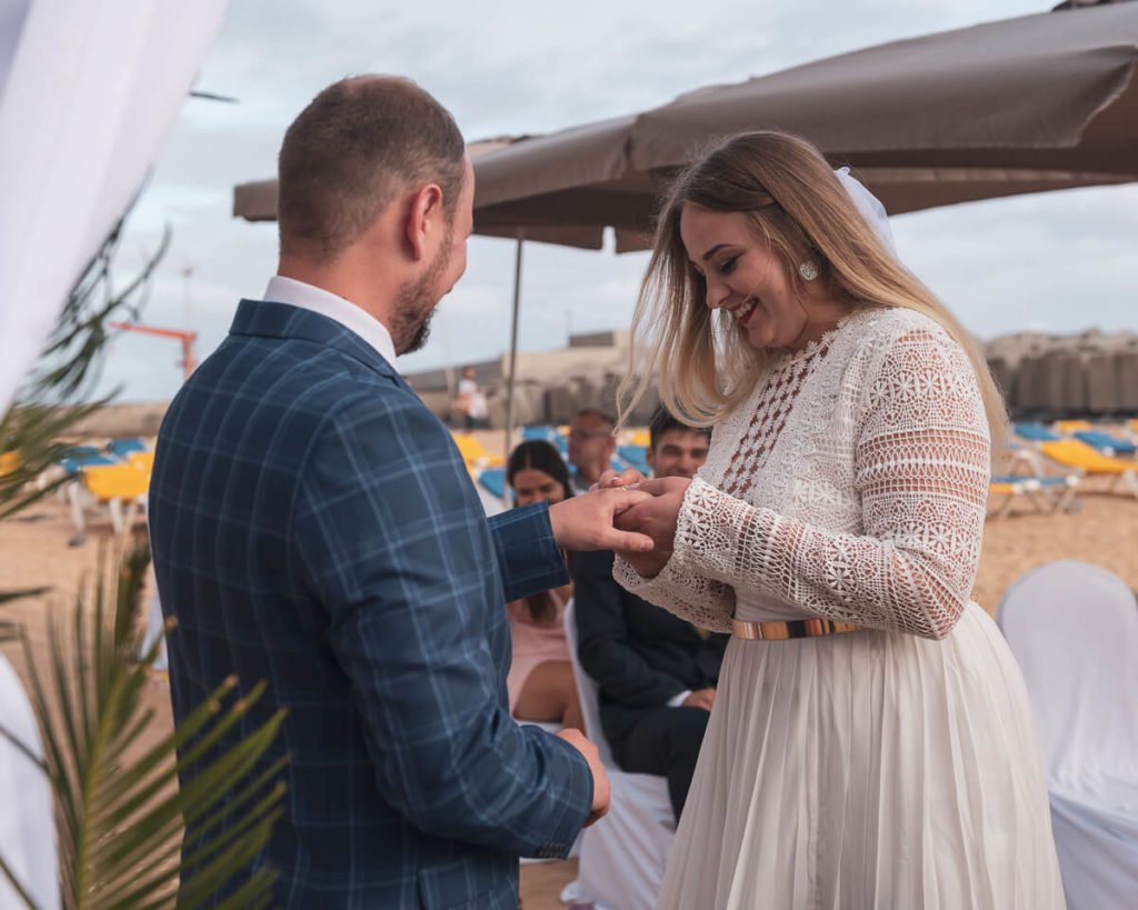 beach wedding in Maderia